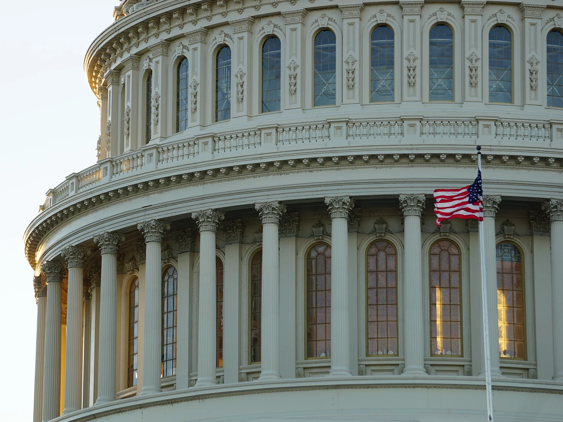 The dome of the United States Capitol Building in Washington, DC.